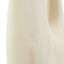 Paper Mache Abstract Curved Decorative Vase with Handle