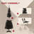 Slim Xmas Tree with Plastic Stand