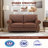 71.5'' Wide Fabric Loveseat Rolled Arm Sofa-90505118