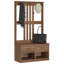 Hall Tree SANDNES 87X40x159.5Cm Solid Wood Pine-1819761807