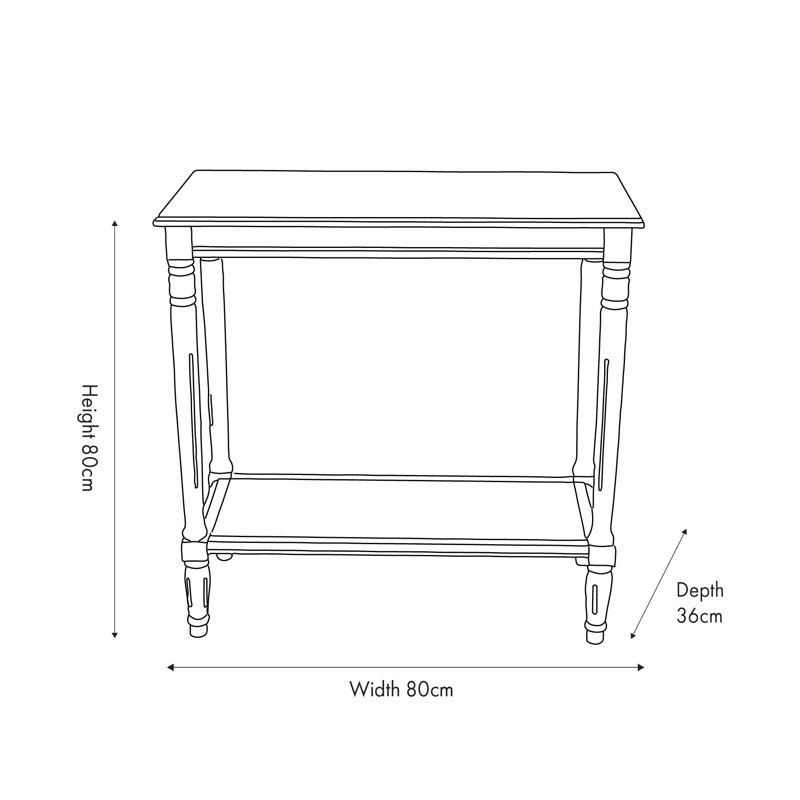 Anely 36 cm W Console Table