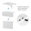 Foldable Solid Wood Floating Desk