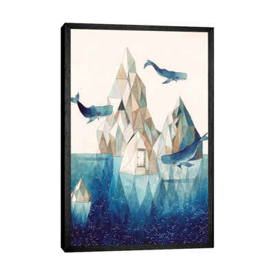 Whale Iceberg by Gemma Capdevila - Painting on Canvas