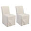 Amaya Upholstered Fabric Dining Chair Beige Set Of 2