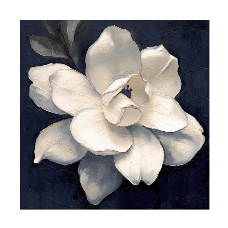 Art sur toile Sasha Night Magnolia, H 35 po x l 35 po x P 2 po