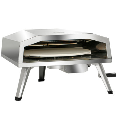Big Horn Outdoors Stainless Steel Countertop Propane Pizza Oven