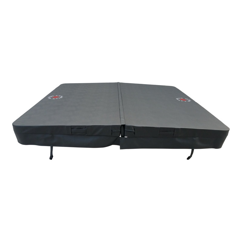 Hot Tub Cover, 13 cm H x 198 cm W x 198 cm D, Grey