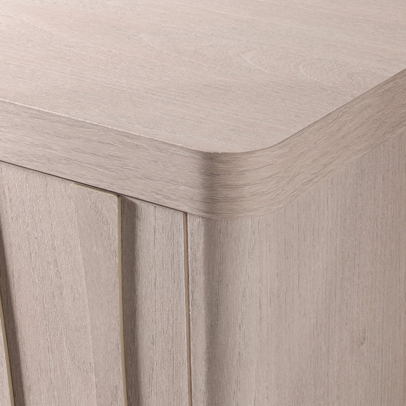Mahlea 58cm W 1 Drawer Nightstand, Birch