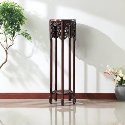 Double tablette circulaire pour plante