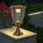 13.78'' Solar Powered Integrated LED Outdoor Table Lamp
