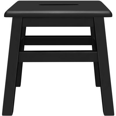 Blount 12.25'' Tall 1 - Step Solid Wood Step Stool