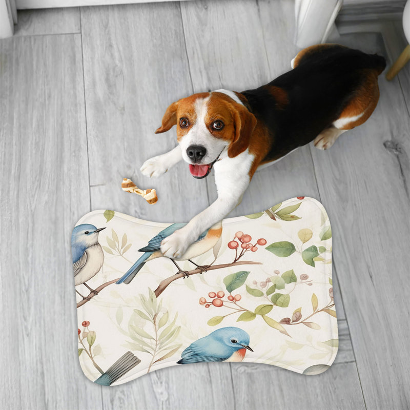 Tapis de volière floral 1 pièce
