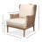 Ava Upholstered Wingback Chair