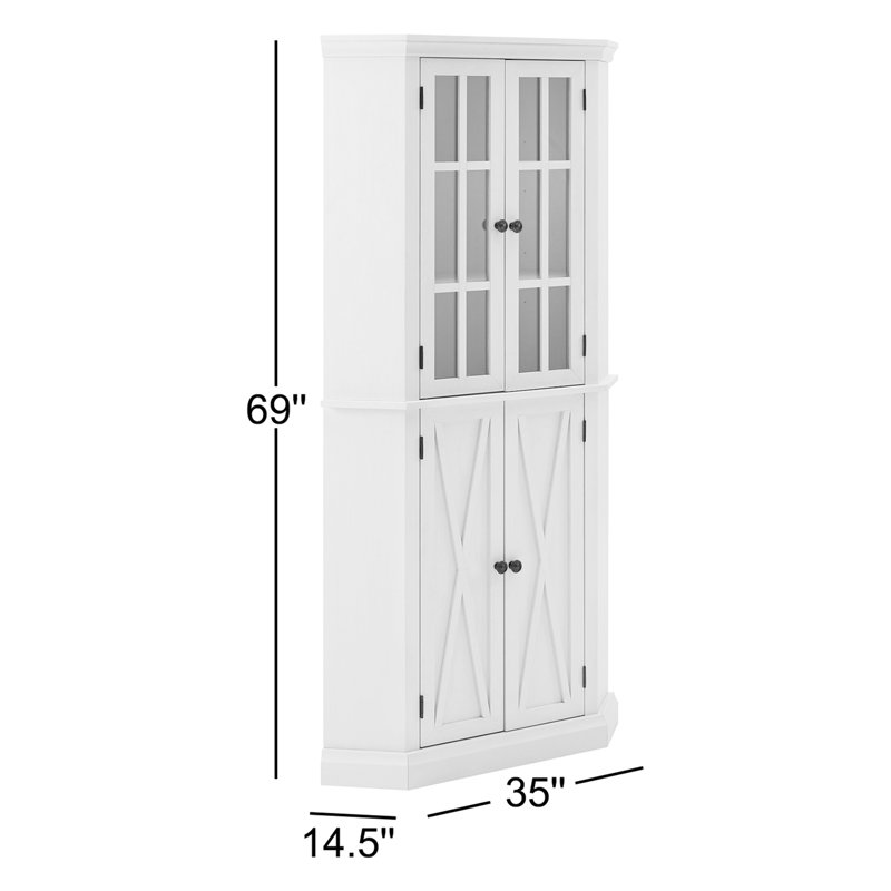 Sea Ranch China Cabinet, Mahogany