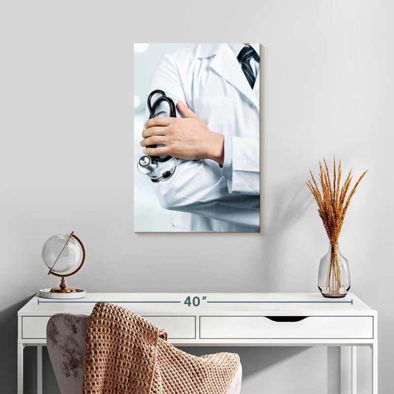 Alcaraz, hôpital, médecin en service, H 24 po x l 16 po