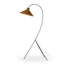 Lampe sur pied pour chambre familiale en osier sans cadre