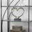 Dorron Ceramic Heart Decorative Sculpture with Black Base-1858370367