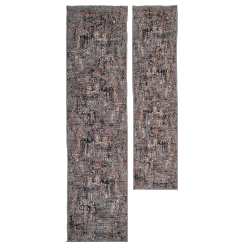 Runner Tayshawna Vintage Look Cotton Machine Tufted Area Rug, 60cm x 240cm