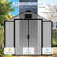 8 Ft. W x 8 Ft. D Resin Steep Slope Storage Shed 