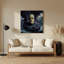 Halloween, art mural gris en métal monstre Frankenstein
