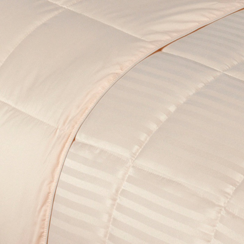 Couverture réversible en duvet synthétique toutes saisons , Double / grand, Ivoire ivoire