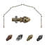 Ensemble de tringle à rideaux simple et quincaillerie à fenêtre de baie à 6 faces-853156033-938751096