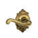 Flair Lever with Brookshire Trim Hall and Closet Lock