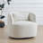  Aria Upholstered Swivel Armchair with Ottoman-1125484056
