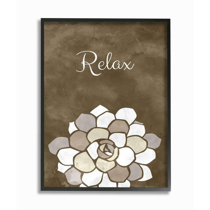 « relax mosaic brown, salle de bain brune design », impression sur toile, H 14 po x l 11 po x P 1,5 po