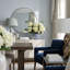 Hydrangea Floral Arrangement In A Decorative Ceramic Vase-586936864-586936865