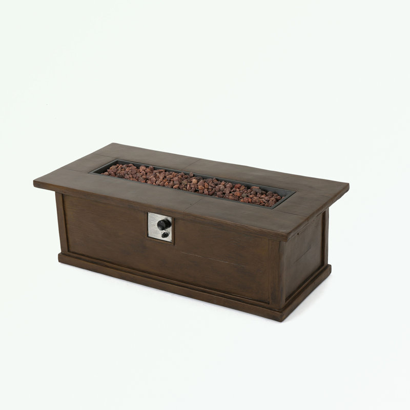 Rectangular Outdoor Patio Fire Pit