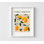Citron limonum - reproduction d'art botanique rétro citron