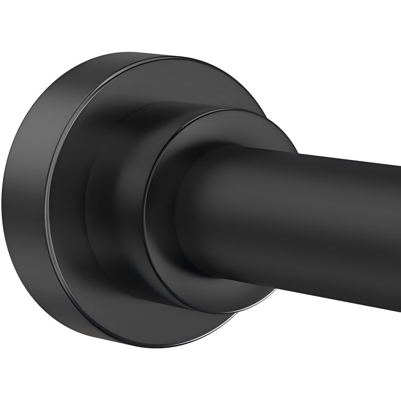 Tringle de rideau de douche 31-80 po Tringle à rideau réglable sans perçage Noir