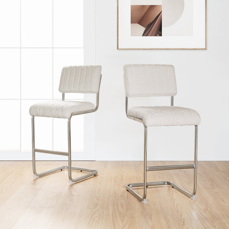 Tabouret de comptoir 38,5 po Caeleigh, Beige