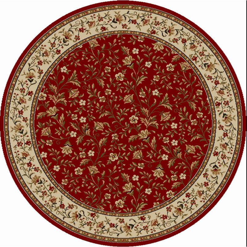 Oriental Indoor Rug, Round 5'3"