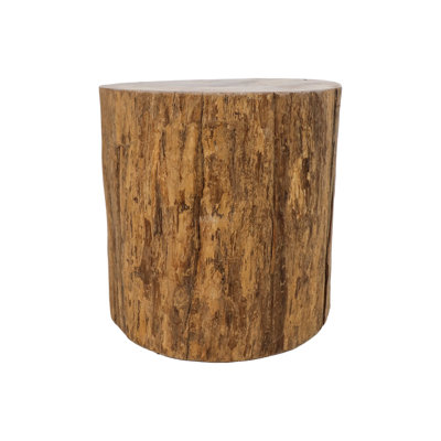 Hartley Solid Wood Drum End Table