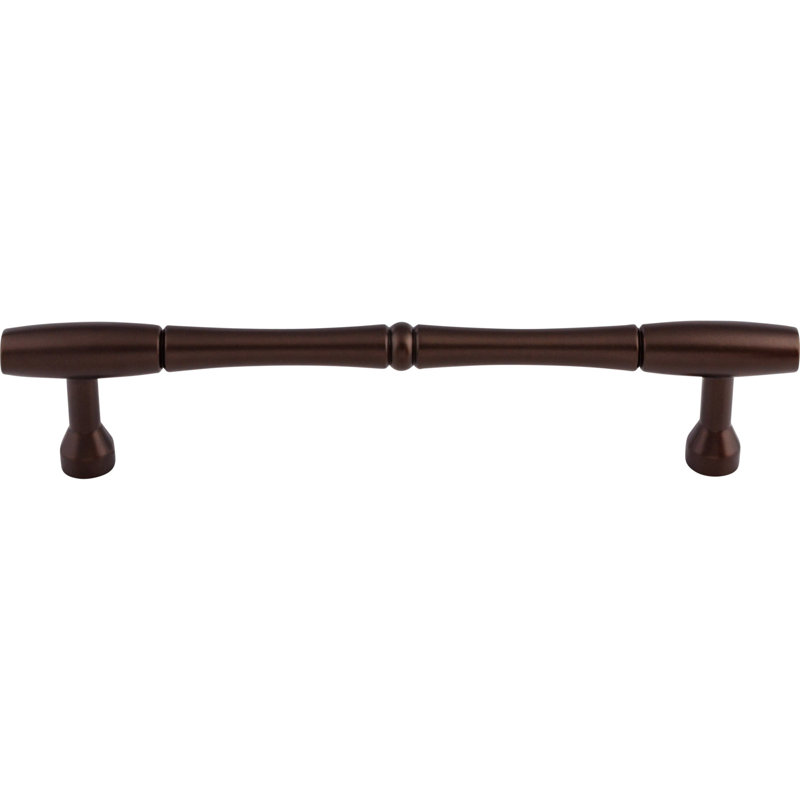 Bamboo Bar Pull, Oiled Rubbed Bronze, 7" Center to Center