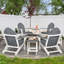 Chaise Adirondack pliante en PEHD Rakesh-730036810