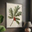 Art des Fêtes de Noël - série 2 - CCLXV, reproduction encadrée - bois massif-489620351