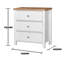 Foote 70cm W 3 - Drawer Chest of Drawers