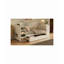 Lit de jour en bois blanc avec tablettes latérales et tiroirs, lit de rangement avec bureau multifonctionnel et station de charge pour chambre à coucher, chambre d'amis