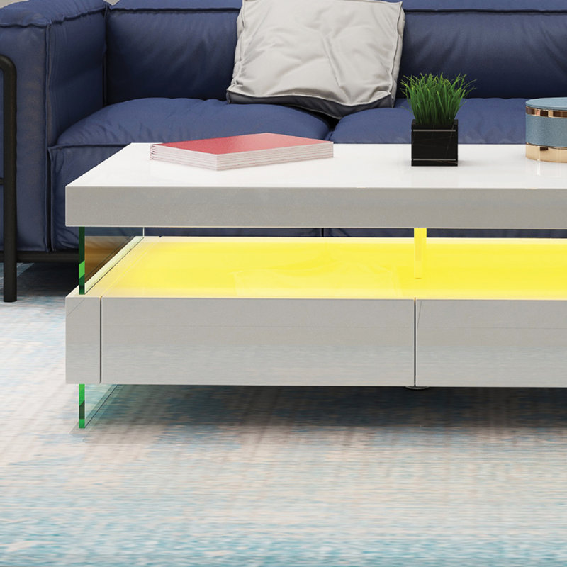 Table basse Selda, Blanc