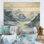 Glacier du Groenland, art mural sur bois de pin naturel-1169825233