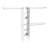 SuiteSymphony 72" W - 108" W Closet System Kit with Top Shelves-19958955