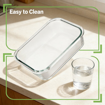 24-Piece Glass Food Storage Container Set With Airtight Lids - BPA Free, Leakproof, Microwave & Freezer Safe, Stackable For Meal Prep And Kitchen Orga