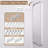 Cozy Design Tempered Glass Framed Wall-Mounted Bathroom Vanity Mirror-102799374-102799396-102799391