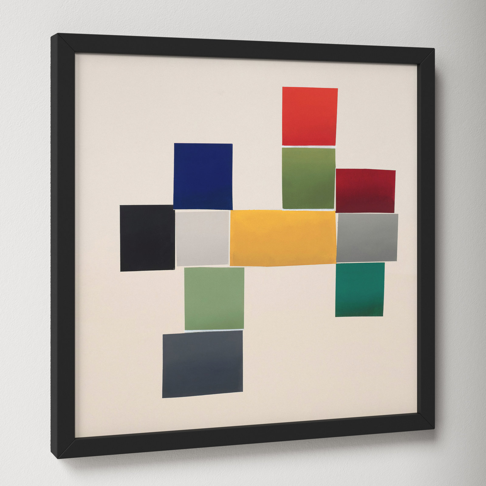 Jewels 1 by Lee Lessem, Black Framed, 36" W x 36" H