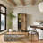 68.8'' H Vertical Bar Cabinet with Glass Door & LED Lights - Push-Open