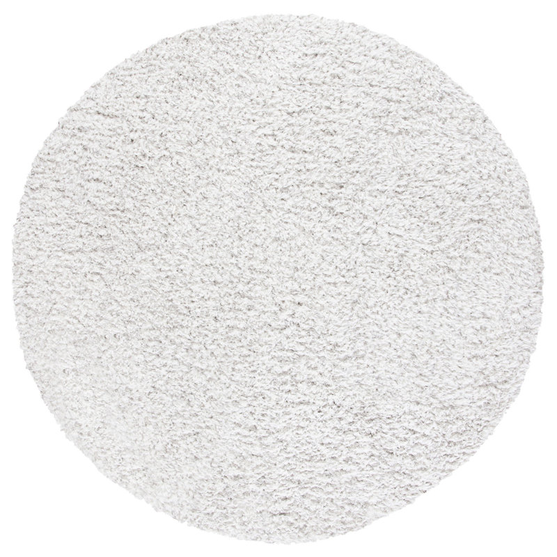 Leavell Performance Solid Color Rug, Round 6'7"