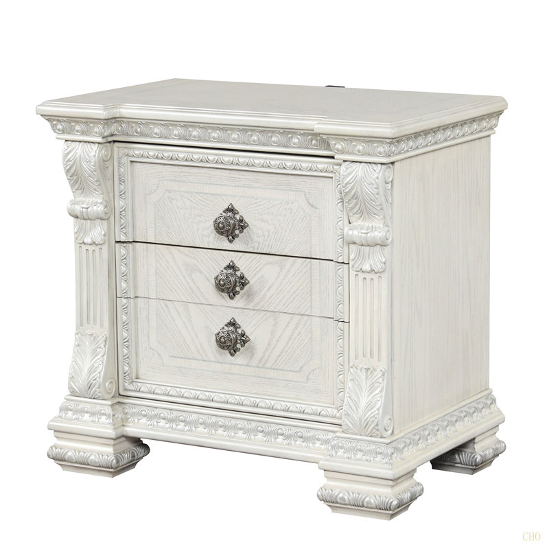 Table de chevet style traditionnel 1pc